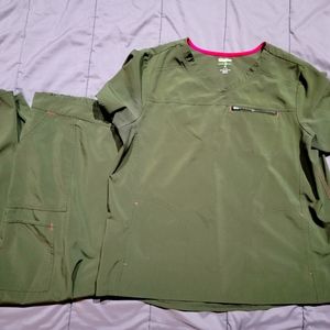 Scrubstar Scrubs Set XL Green